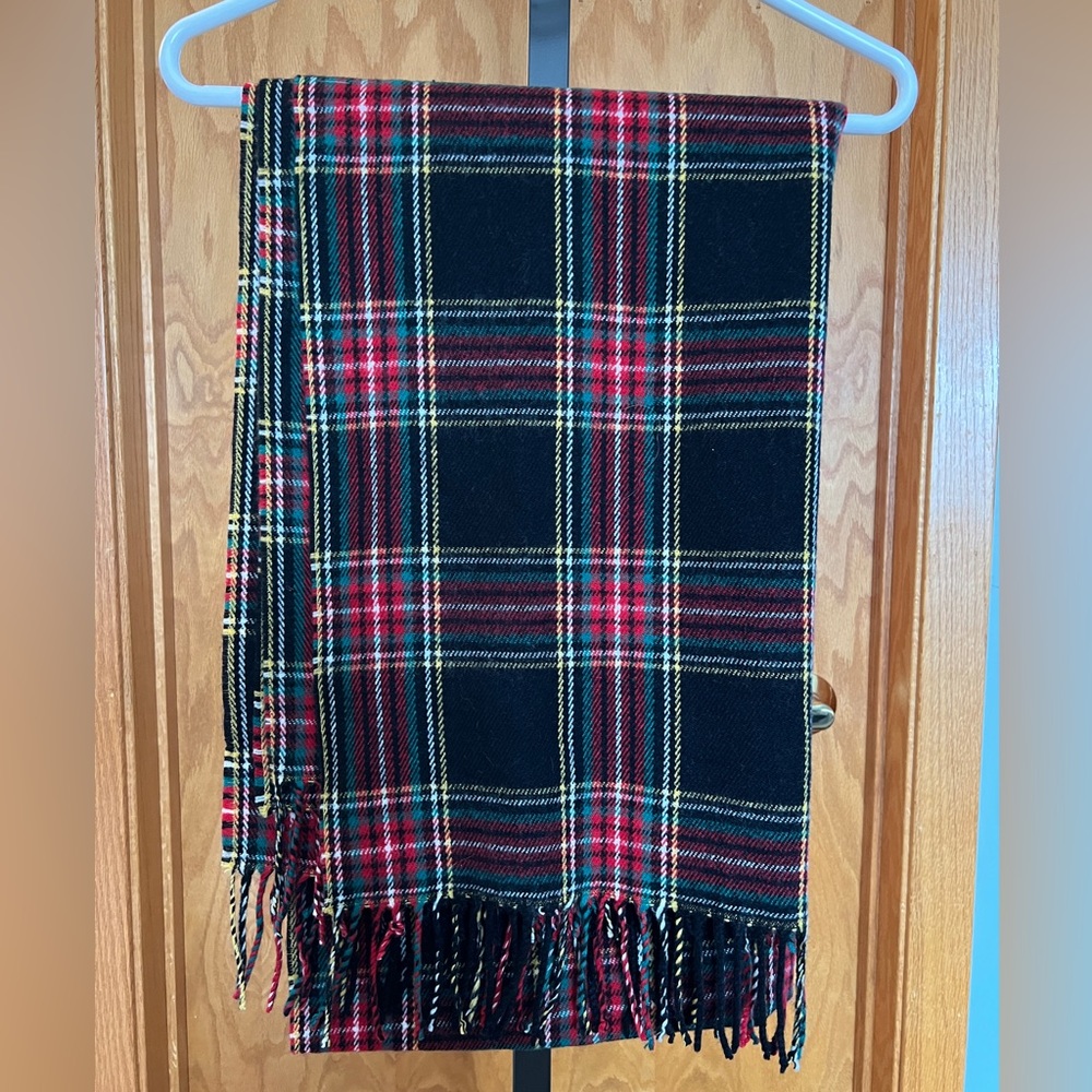 Plaid scarf. J.Crew.